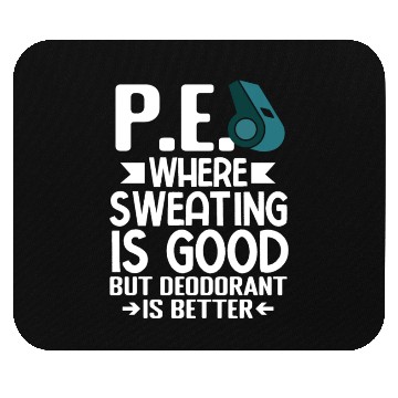 Discover PE Teacher Education Gym Physical Education Mouse Pads