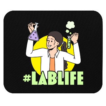 Discover #LabLife Biologist Science Teacher Biology Major Mouse Pads