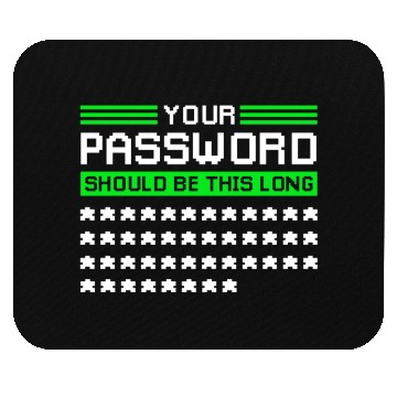 Discover Funny Cyber Security Password Mouse Pads