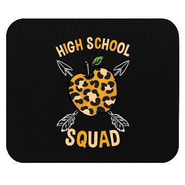 Discover High School Back To School Squad Leopard Print Mouse Pads