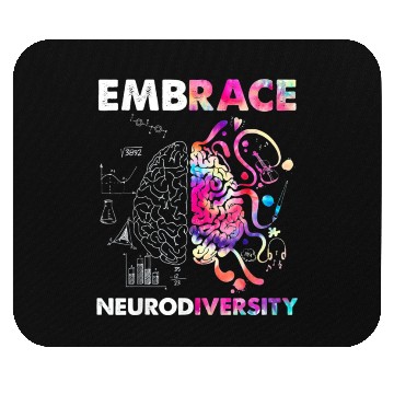 Discover Embrace Neurodiversity Autism Awareness Mouse Pads