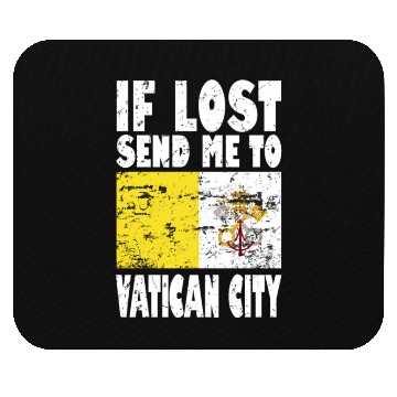 Discover Vatican City Flag Saying Mouse Pads