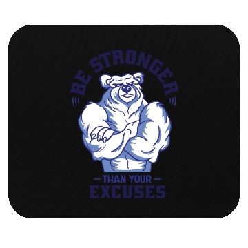 Discover Muscle Bear Mouse Pads