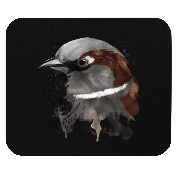 Discover Splash Bird Sparrow Mouse Pads