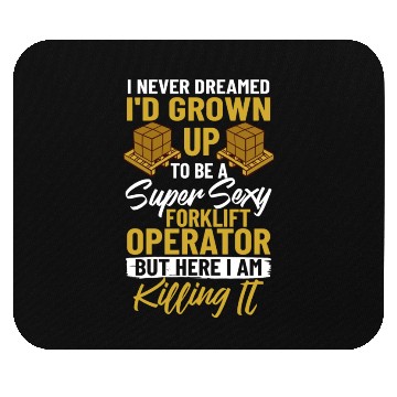 Discover Forklift Operator Driver Lift Truck Training Mouse Pads