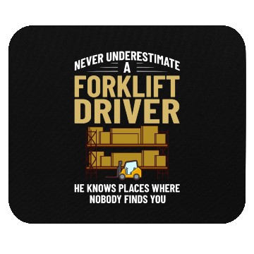Discover Forklift Operator Driver Lift Truck Training Mouse Pads