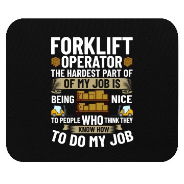 Discover Forklift Operator Driver Lift Truck Training Mouse Pads