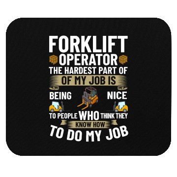 Discover Forklift Operator Driver Lift Truck Training Mouse Pads