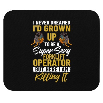 Discover Forklift Operator Driver Lift Truck Training Mouse Pads