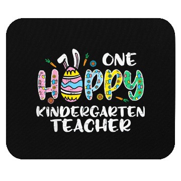 Discover One Hoppy Kindergarten Teacher Mouse Pads