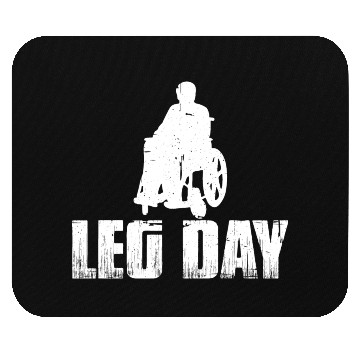 Discover Leg Day Handicapped Wheelchair 20 Mouse Pads