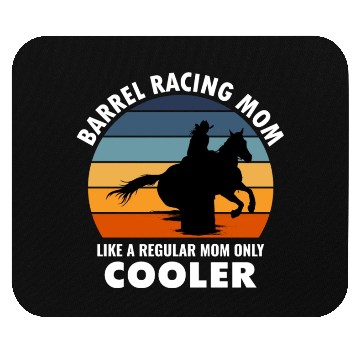 Discover Barrel Racer Racing Horse Mom Mothers day Vintage Mouse Pads