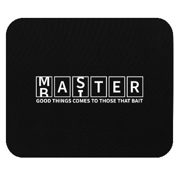 Discover Master Baiter Funny Double Meaning Fishing Design Mouse Pads