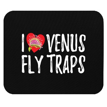 Discover I Love Venus Flytrap Carnivorous Bite Me Mouse Pads