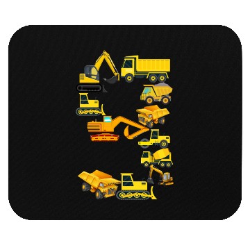 Discover Construction Vehicles Trucks For 9 Year Old Boys Mouse Pads