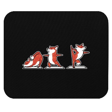 Discover Fox Yoga Yoga Teacher Gift Mouse Pads