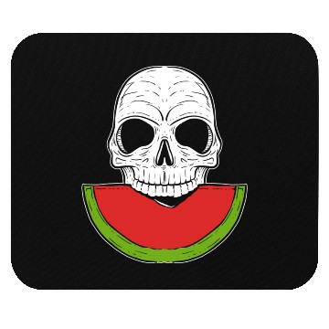 Discover Watermelon Skull Fruitarianism Gift Mouse Pads