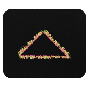 Discover triangle nature icon grass Mouse Pads