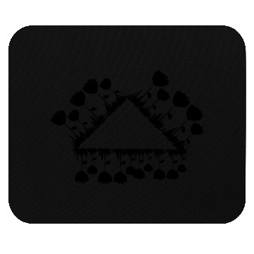 Discover triangle nature icon angular Mouse Pads