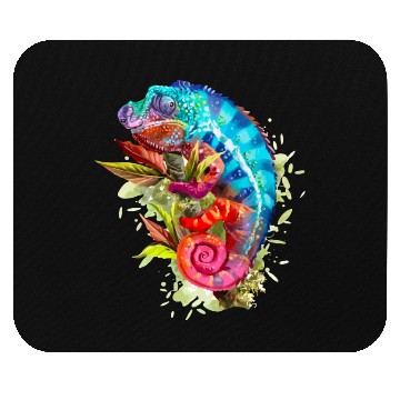 Discover A chameleon is sitting on a branch 11 1 Mouse Pads