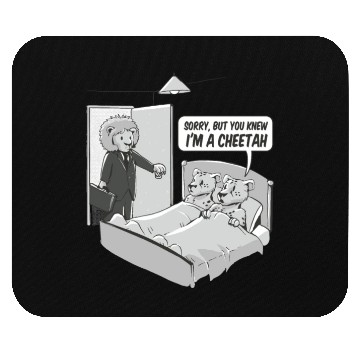 Discover Cheating cheetah Mouse Pads