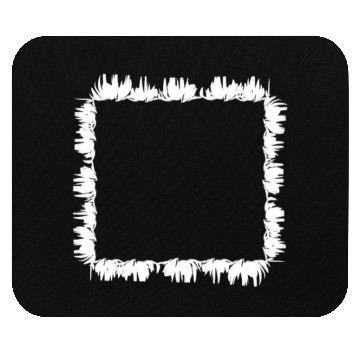 Discover square frame grass Mouse Pads
