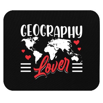 Discover Geography Lover Geographic Geographer Student Mouse Pads