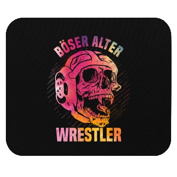 Discover Wrestling Bad Old Wrestler Mouse Pads