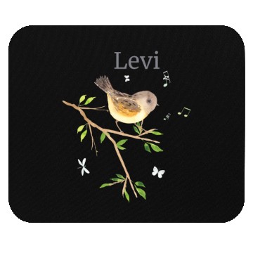 Discover Waldier Vogel Name Levi Mouse Pads