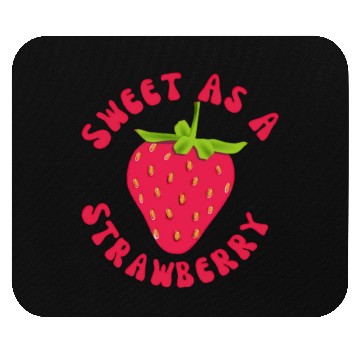 Discover Sweet As A Strawberry Mouse Pads