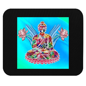 Discover Meditating Buddha Mouse Pads
