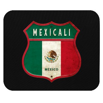 Discover Mexicali Mexico crest design Mouse Pads