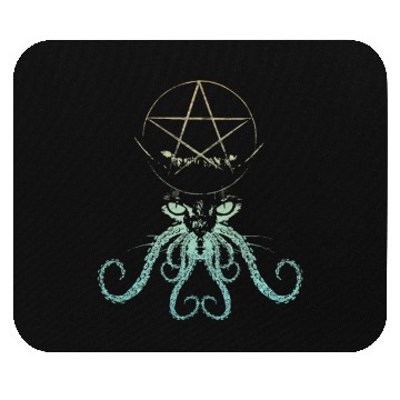 Discover Monster Cat - Cream Vintage Mouse Pads