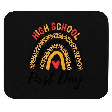 Discover Rainbow First Day Of School High School Teacher Mouse Pads