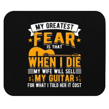 Discover Guitar Guitarist Guitar Player Gift Mouse Pads