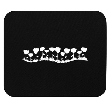 Discover roses plants line wave nature Mouse Pads