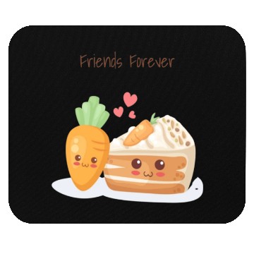 Discover Friends Forever Carrot & Cake Mouse Pads