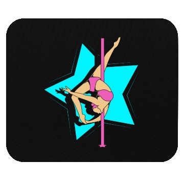 Discover Workout Dance Pole Dancer Mouse Pads