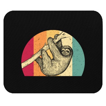 Discover Sloth Vintage Mouse Pads