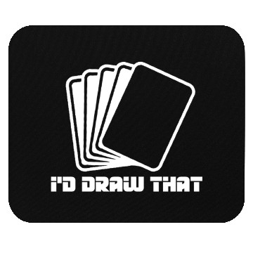 Discover I'd Draw That Card Collector Mouse Pads