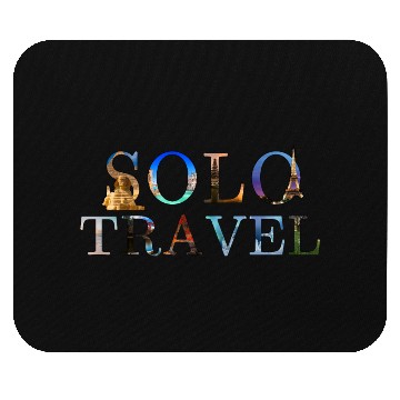 Discover in love with solo travel, in all seasons Mouse Pads