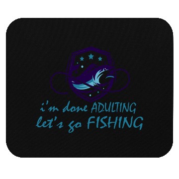 Discover LET'S GO FISHING Mouse Pads