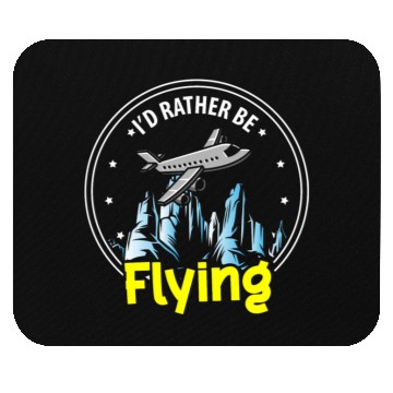 Discover Pilot Job Airfield Flight School Mouse Pads