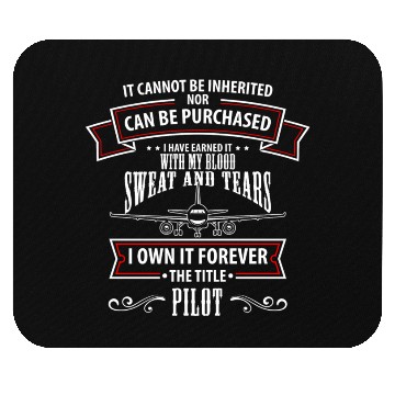 Discover Airplane Sky Flight School Mouse Pads