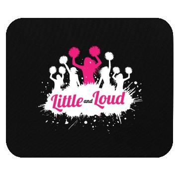 Discover Little And Loud Cheerleading Cheerleader Mouse Pads
