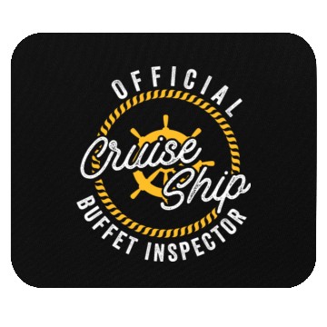 Discover Funny Cruise Ship Buffet Inspector Partners Mouse Pads