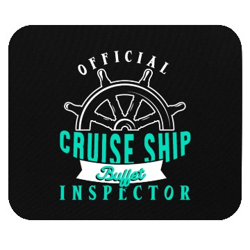 Discover Funny Cruise Ship Buffet Inspector Partners Mouse Pads