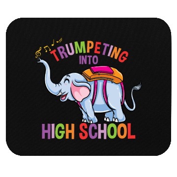 Discover Elephant Trumpeting Into High School Mouse Pads