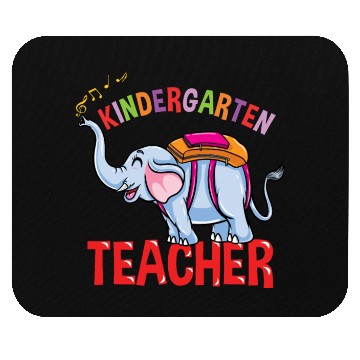 Discover Back To School Elephant Kindergarten Teacher Mouse Pads