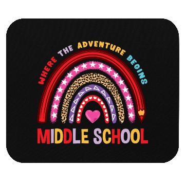 Discover Middle School Where The Adventure Begins Mouse Pads